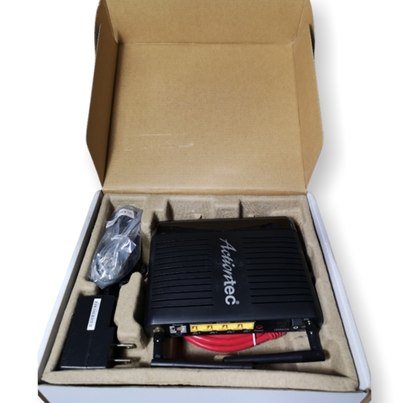 Actiontec GT784WN 4 Port 10/100 Wireless 300 Mbps Wireless N DSL Modem/Router - Picture 4 of 10